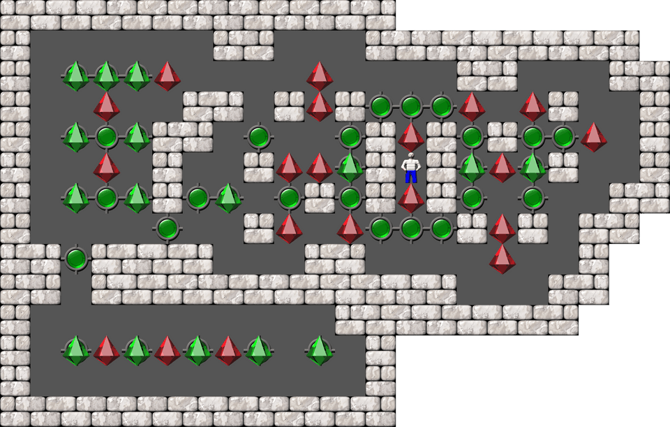 Sokoban Gyjgw Arranged level 16